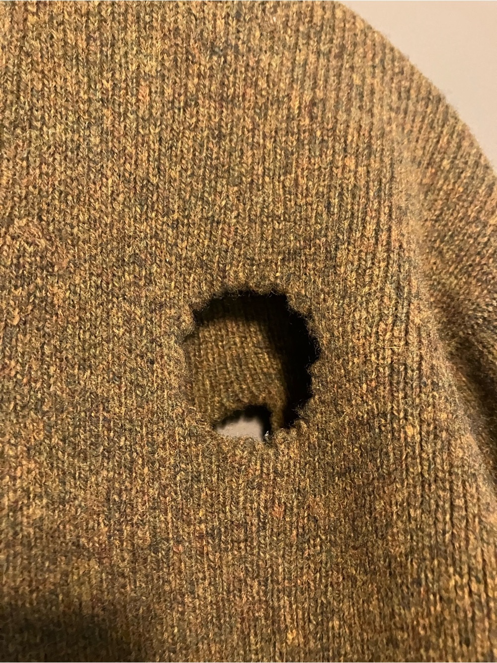 $575 Tibi Soft Lambswool Distressed Cardigan size medium - Picture 9 of 13